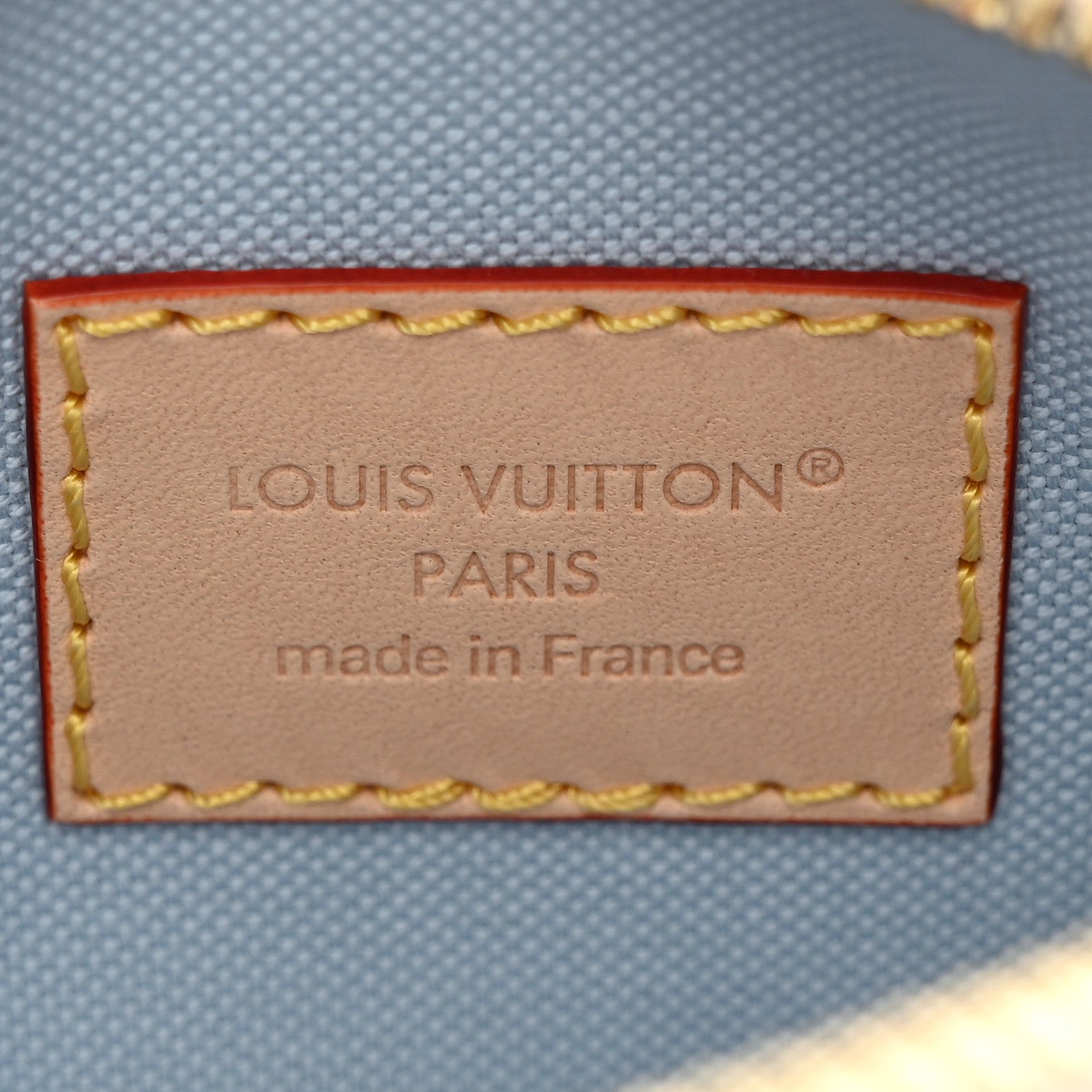 Louis Vuitton Damier Azur Braided Nano Speedy Olympus Blue White 6 of 10
