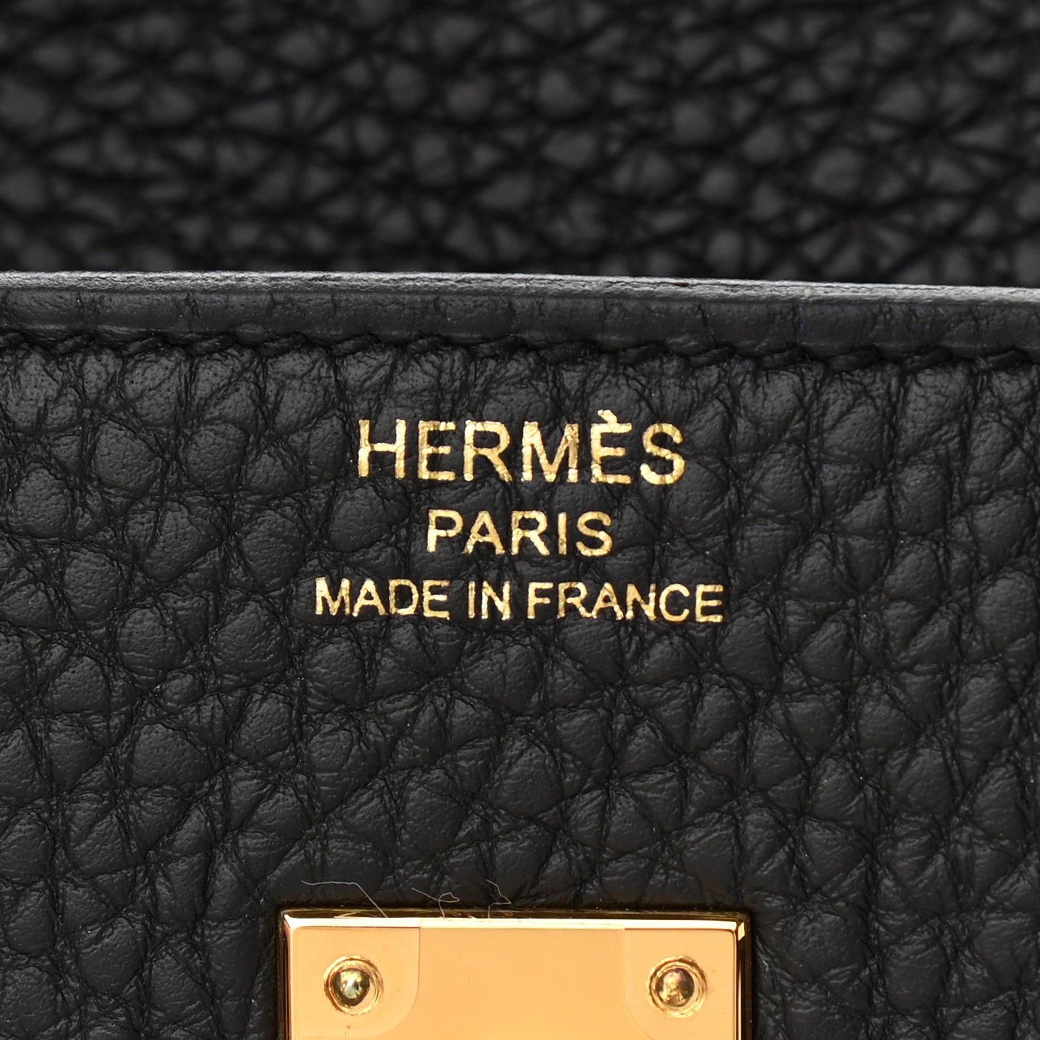 Hermes Togo Birkin 25 Black 6 of 11