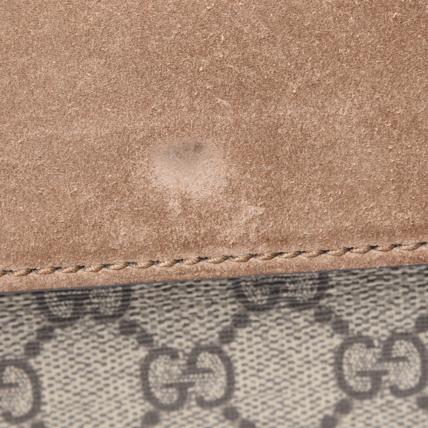 GG Supreme Monogram Small Dionysus Shoulder Bag Taupe