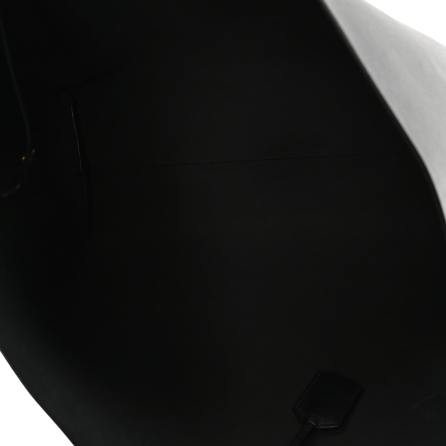 Calfskin Large Shopping Tote Black