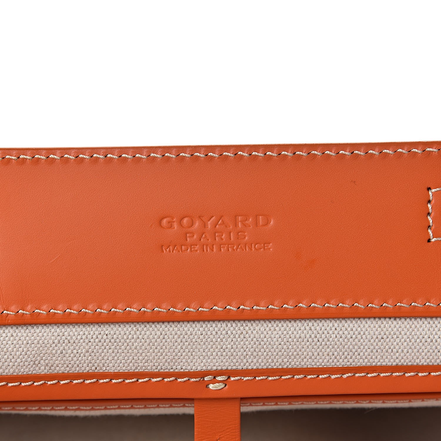 Goyard Goyardine Bellechasse GM Orange 6 of 11