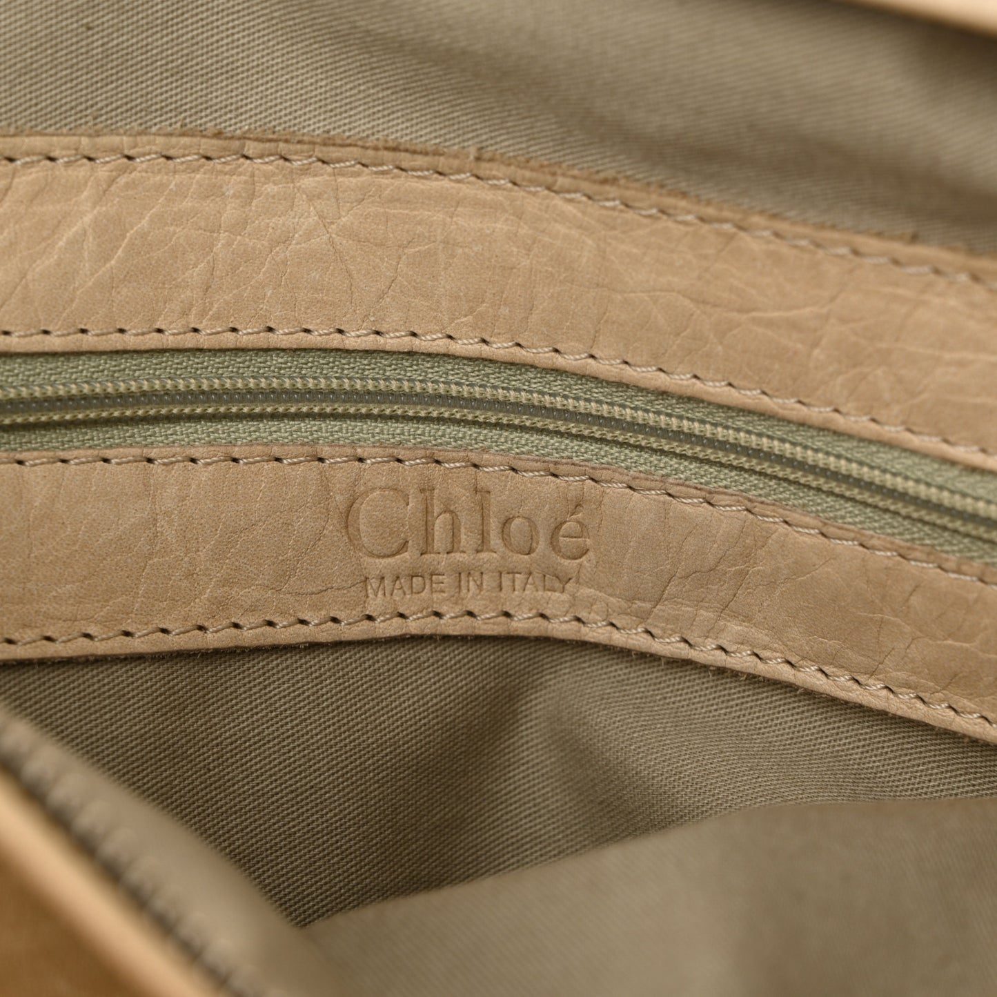 Snakeskin Calfskin Silverado Shoulder Bag Beige