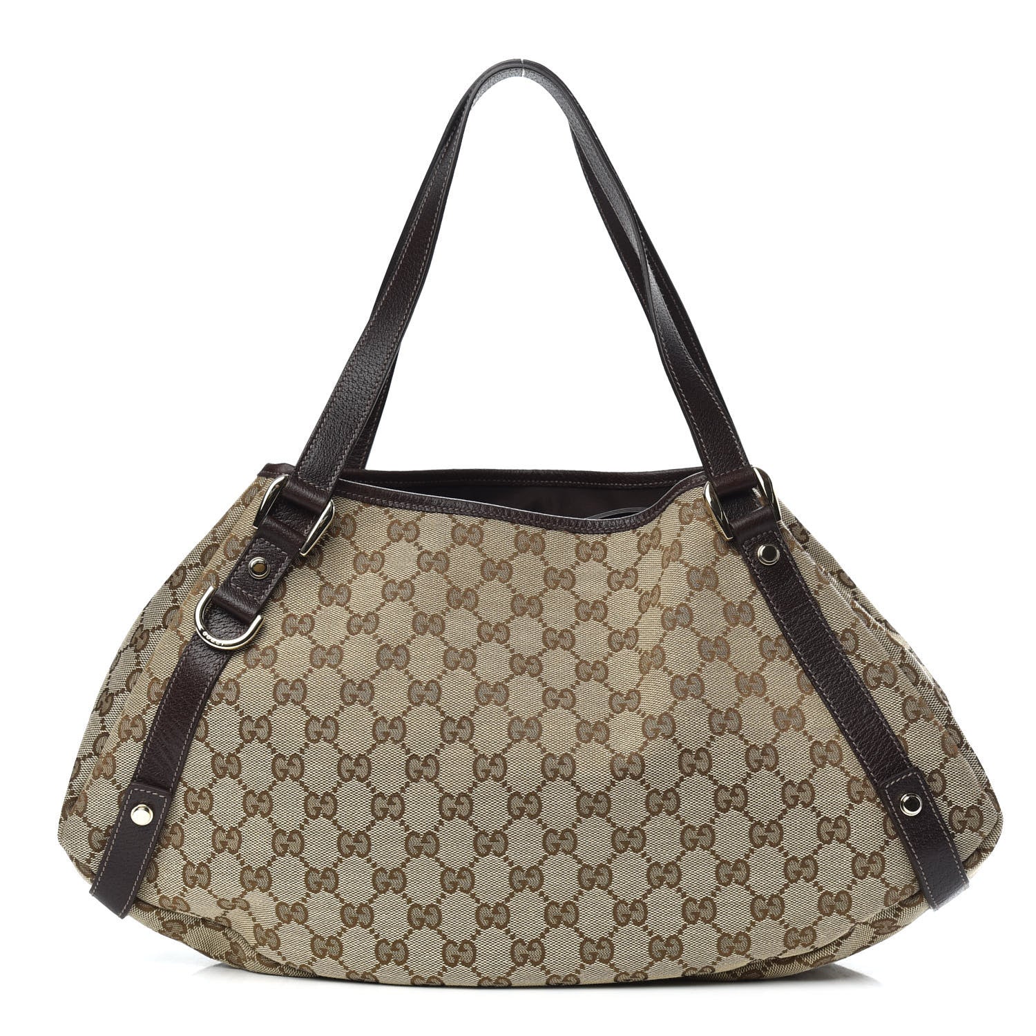 Gucci Monogram Medium Abbey Shoulder Bag Dark Brown 1 of 9
