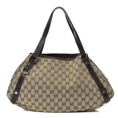 Gucci Monogram Medium Abbey Shoulder Bag Dark Brown 1 of 9