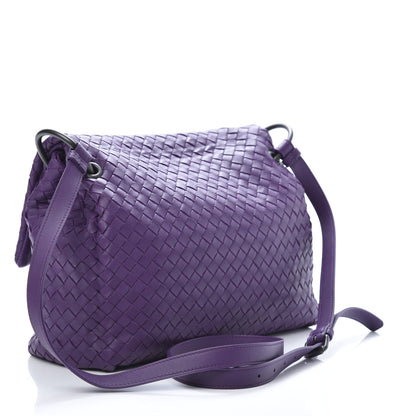 Bottega Veneta Nappa Intrecciato Flap Shoulder Bag Monalisa 3 of 10