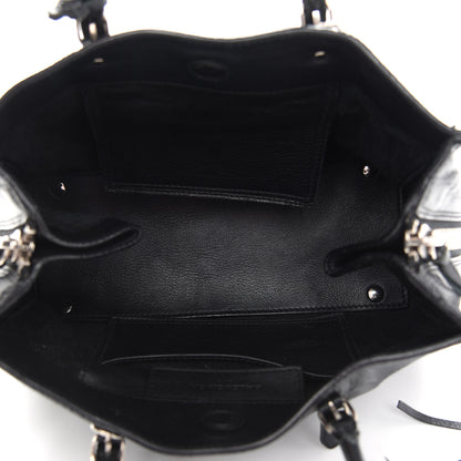 Balenciaga Veau Papier A6 Zip Around Tote Black 5 of 11