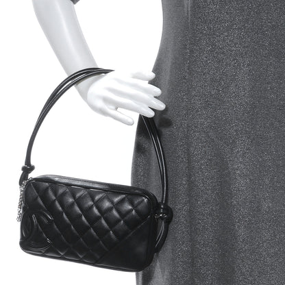 Chanel Calfskin Quilted Cambon Pochette Black 2 of 7