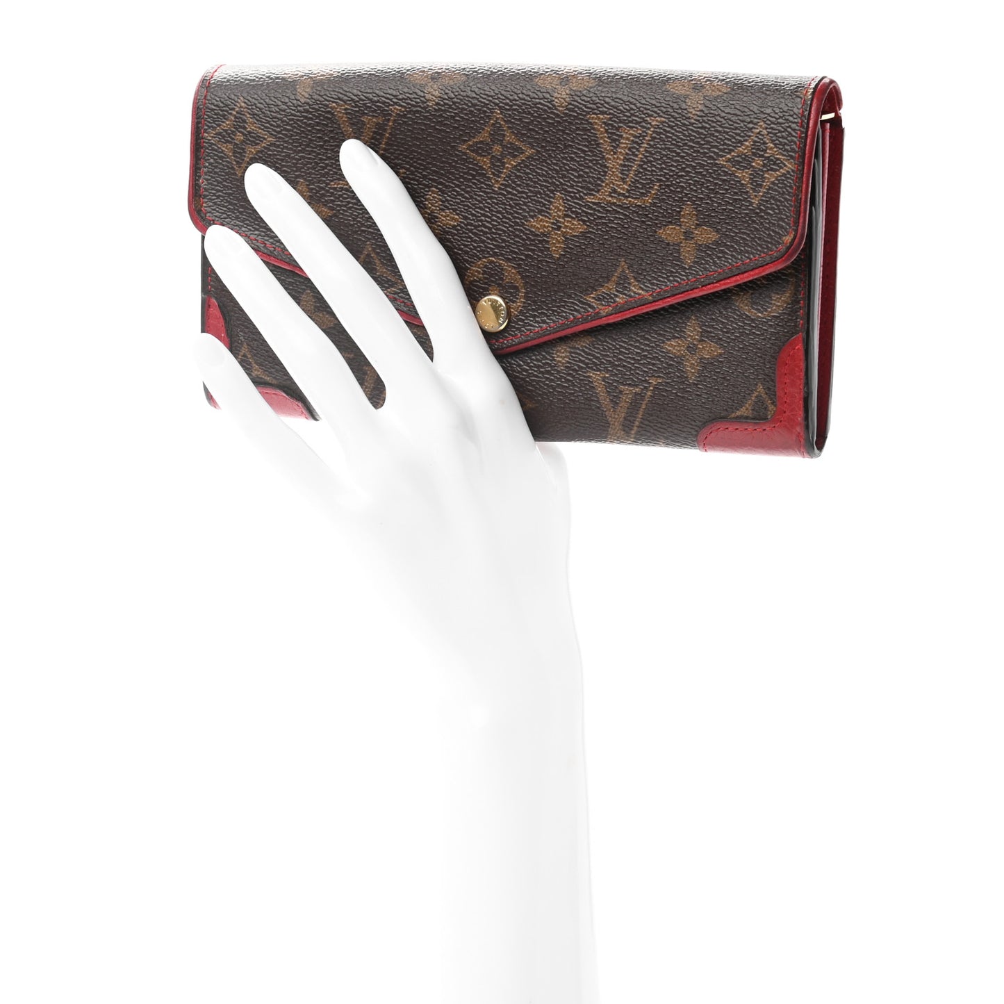 Monogram Sarah Retiro Wallet Cherry