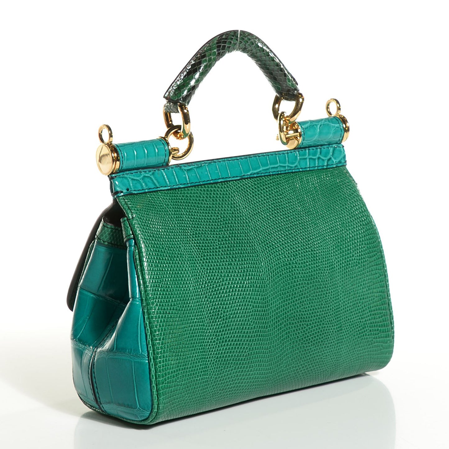 Crocodile Lizard Python Small Miss Sicily Satchel