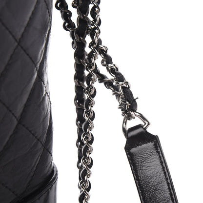 Chanel Aged Calfskin Quilted Large Gabrielle Hobo Black 10 of 11