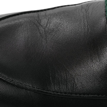 Gucci Malaga Kid Web Womens Horsebit Loafers 35.5 Black 13 of 15