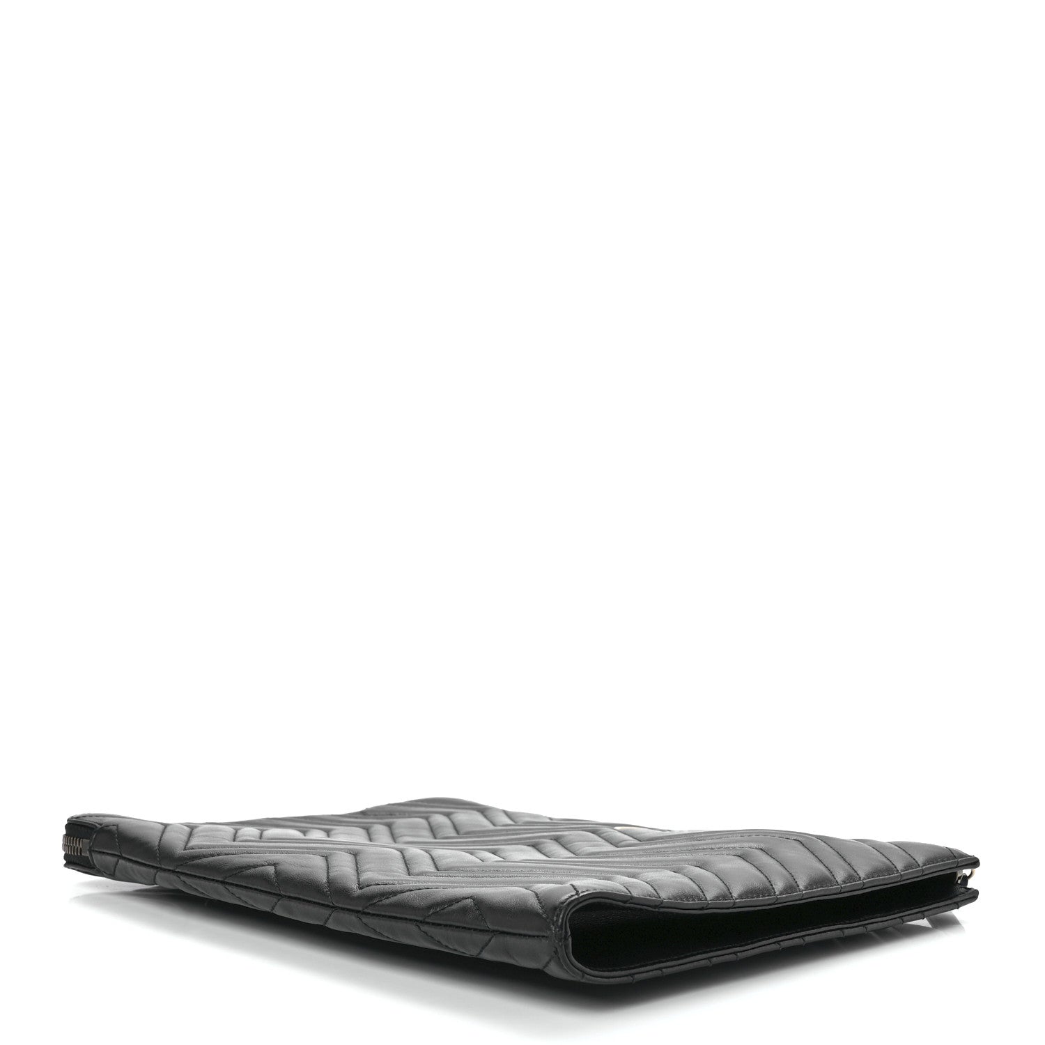 Gucci Calfskin Matelasse GG Marmont Portfolio Clutch Black 10 of 12