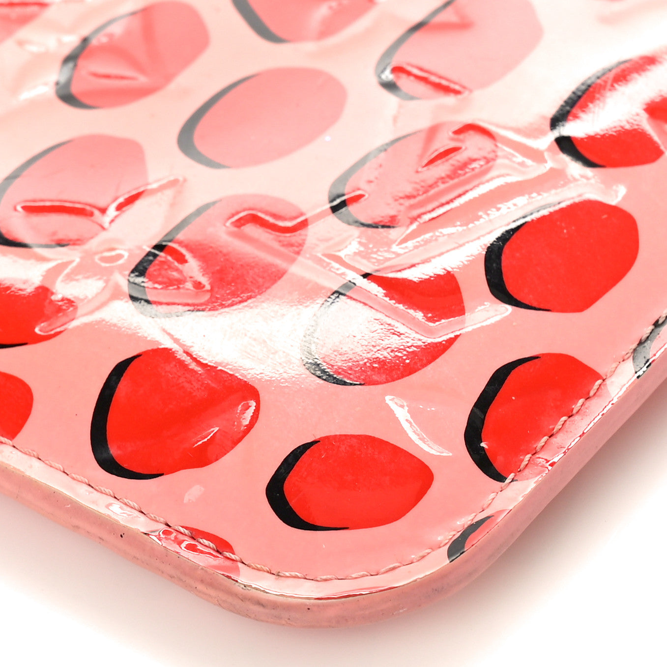 Louis Vuitton Vernis Jungle Dots Key Pouch Sugar Pink Poppy 8 of 8