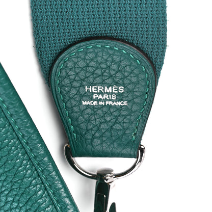 Hermes Taurillon Clemence Evelyne III PM Malachite 8 of 12