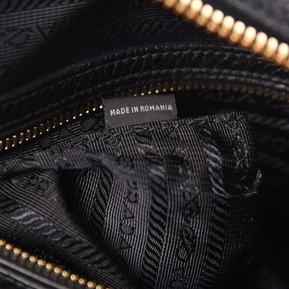 Prada Vitello Daino Bowler Black 7 of 9
