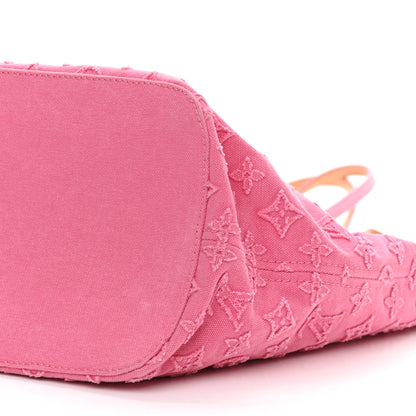 Louis Vuitton Monogram Denim Neverfull MM Rose 9 of 9