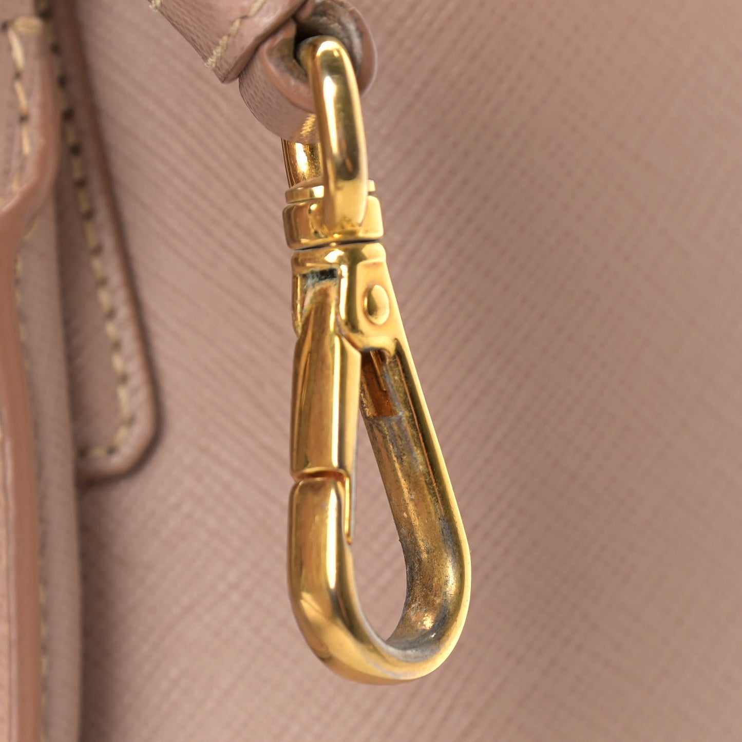 Saffiano Lux Small Tote Cammeo