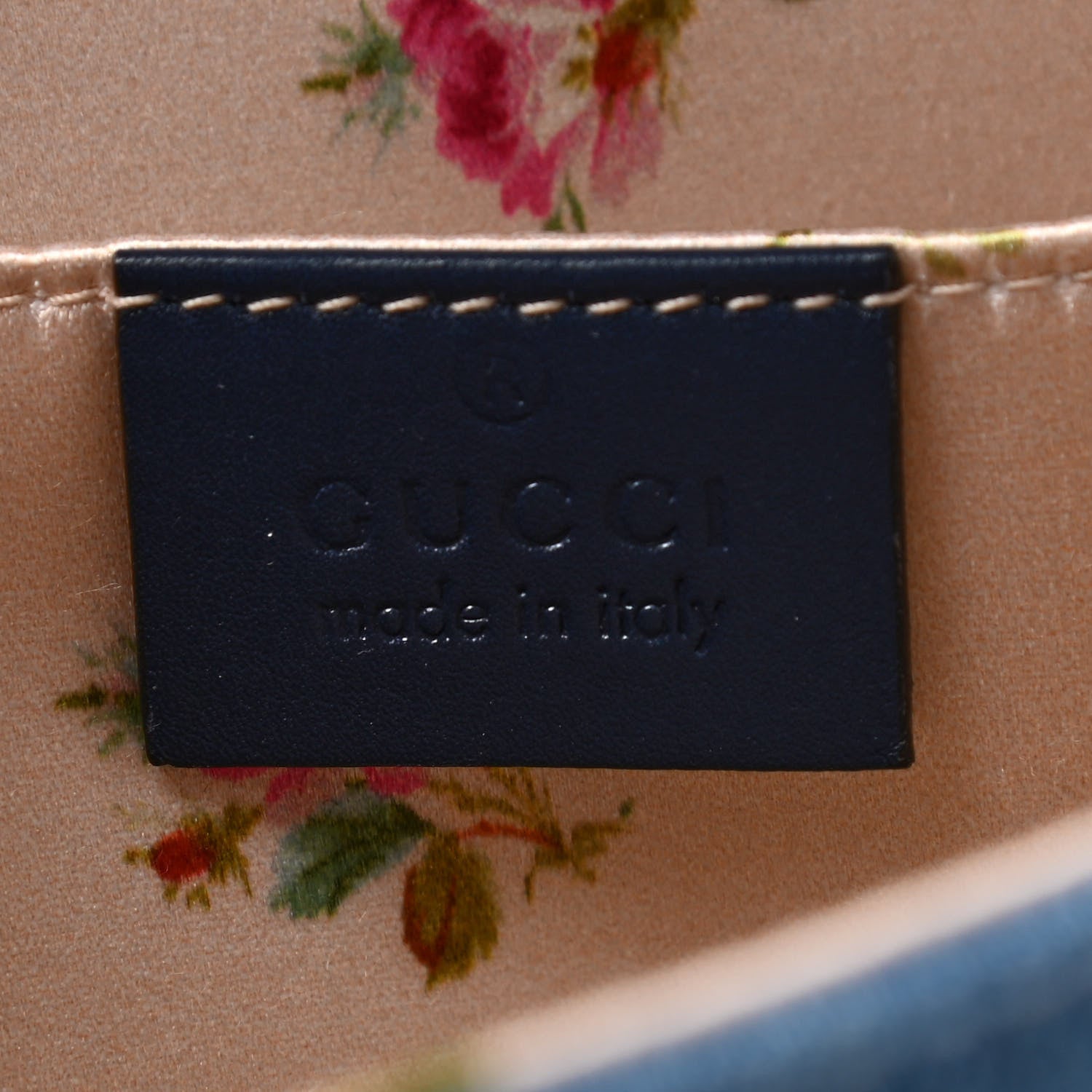 Gucci Denim Matelasse Mini Pearly GG Marmont Shoulder Bag Blue 5 of 10