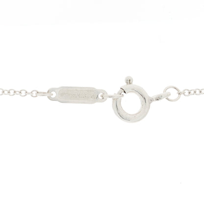 Tiffany Sterling Silver Black Onyx Pearl Ziegfeld Daisy Pendant Necklace 5 of 6
