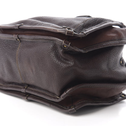 Chloe Calfskin Satchel Brown 6 of 8