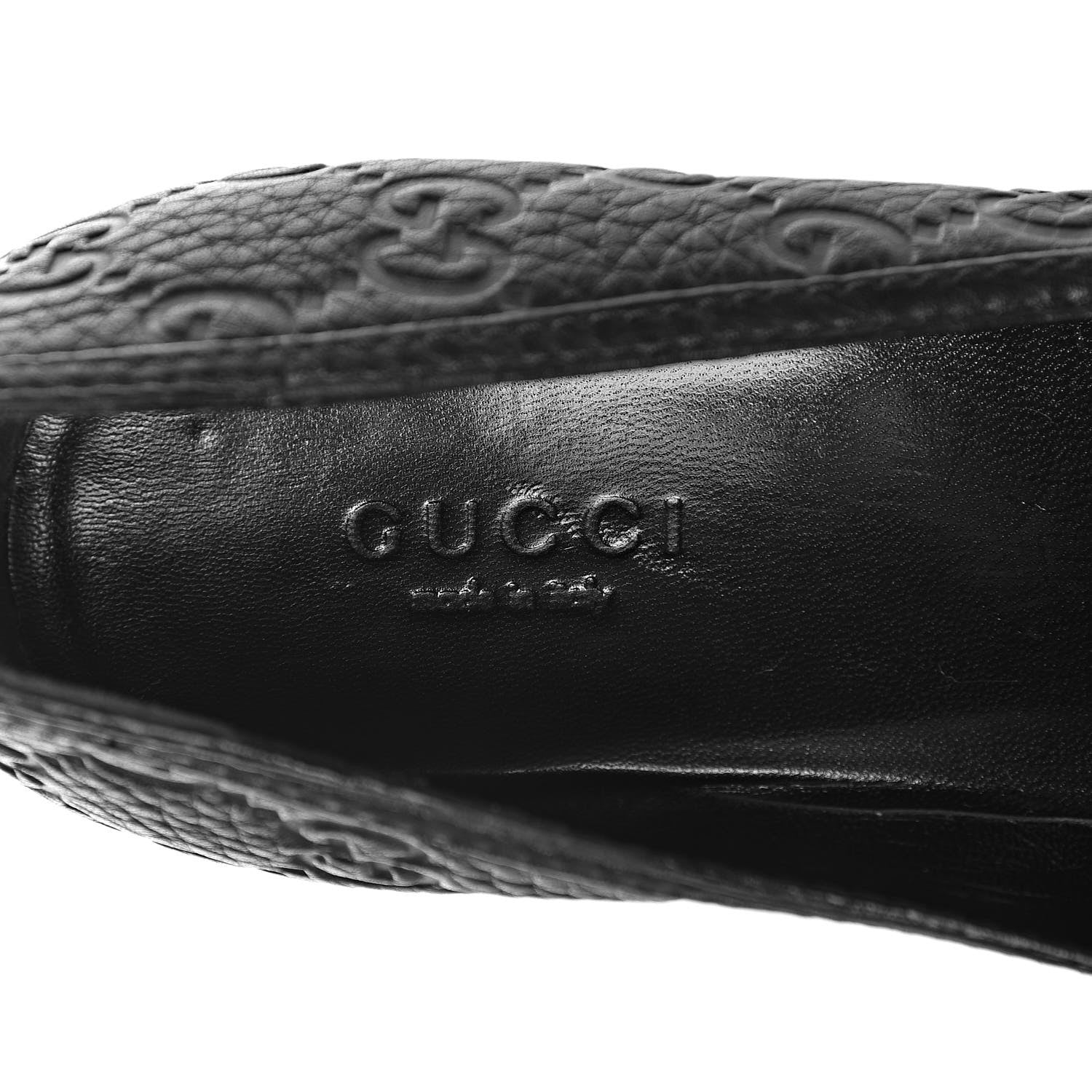 Gucci Guccissima Heels 35 Black 8 of 13
