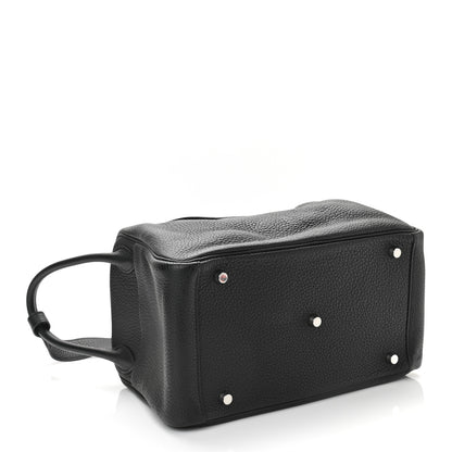 Hermes Taurillon Clemence Lindy 26 Black 4 of 10