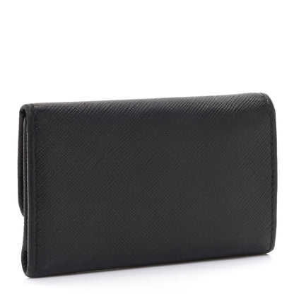 Prada Tessuto Nylon 6 Key Holder Black 3 of 12