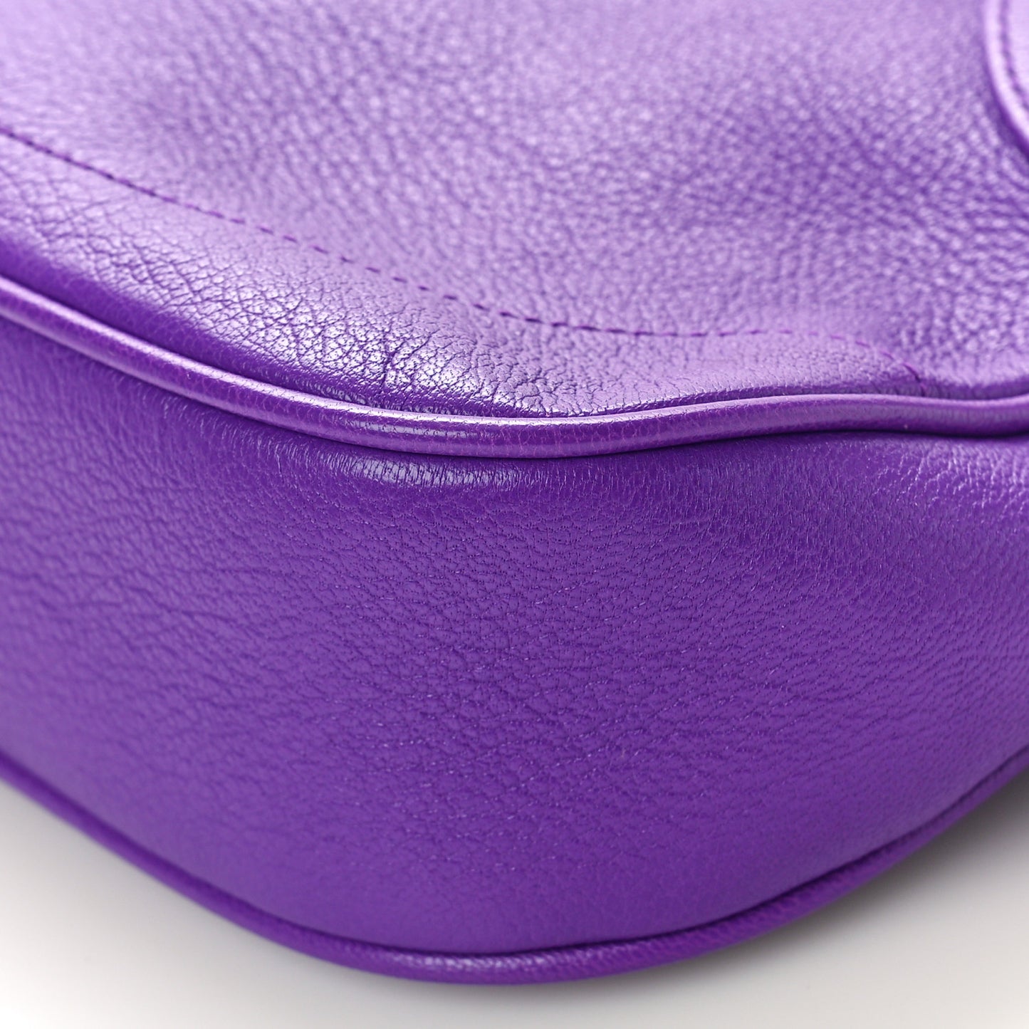 Goatskin Small Aphrodite Shoulder Bag Shine Purple