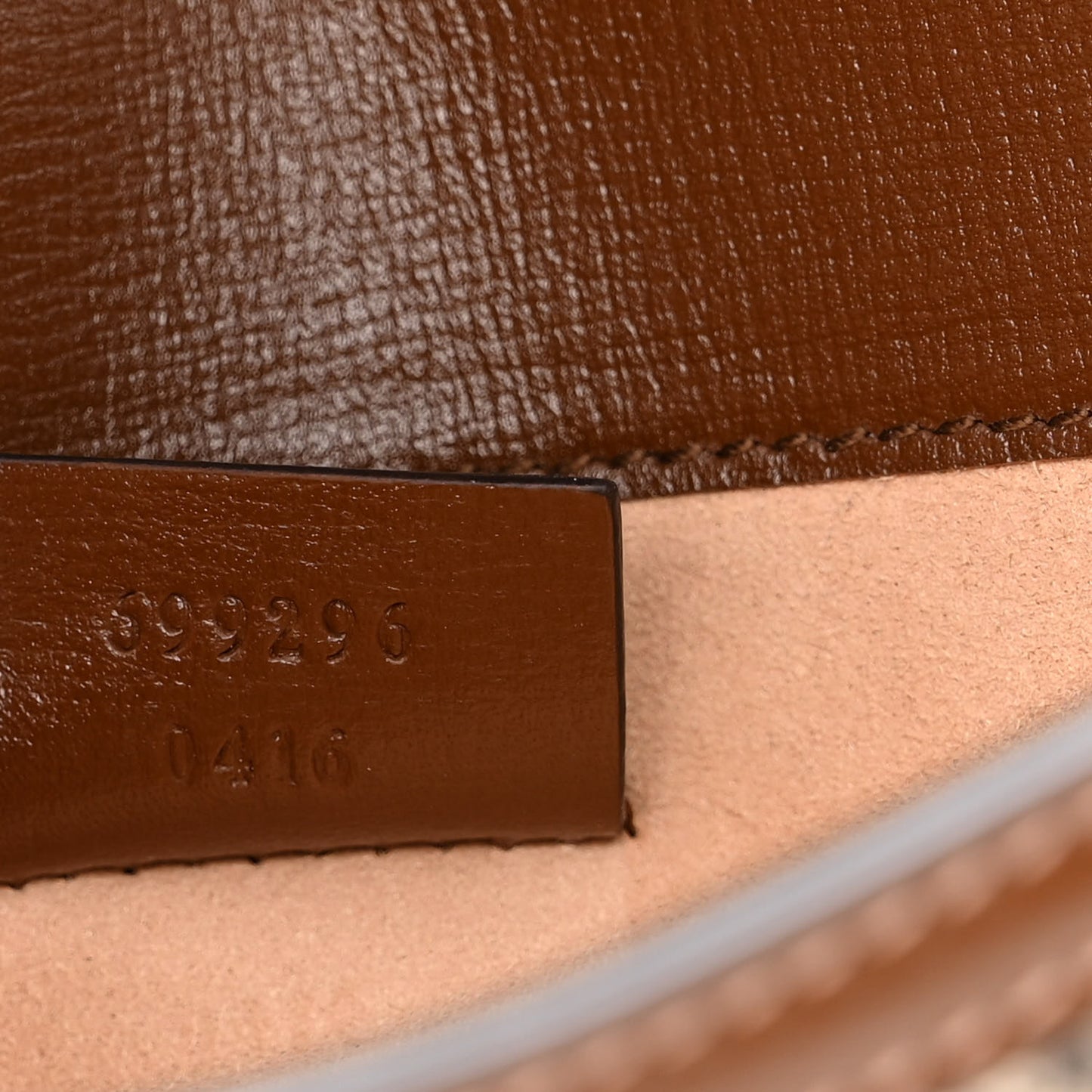 GG Supreme Monogram Mini Horsebit 1955 Shoulder Bag Beige Brown Sugar