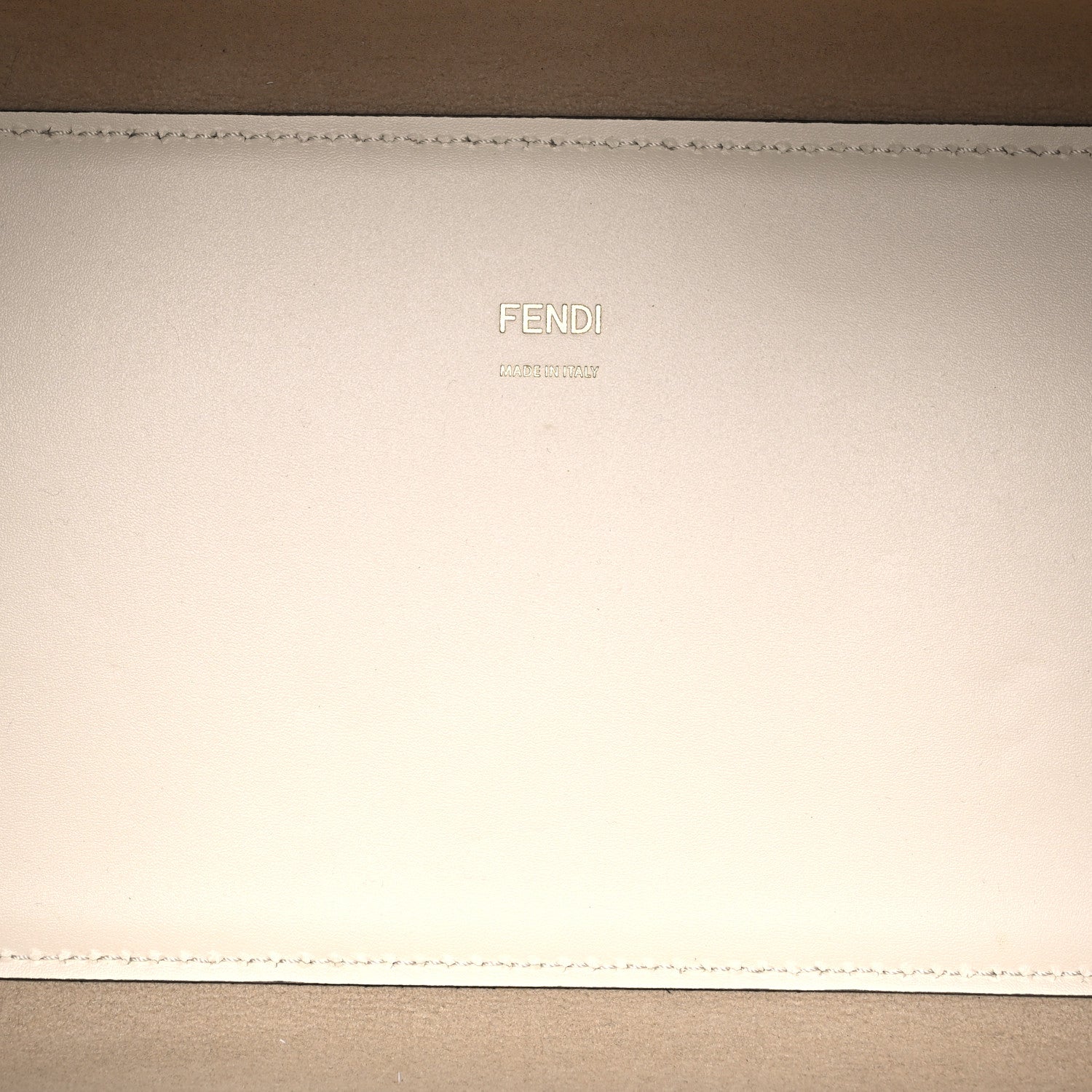 Fendi Vitello King Plexiglass Medium Fendi Sunshine Shopper Tote White Ice 5 of 13