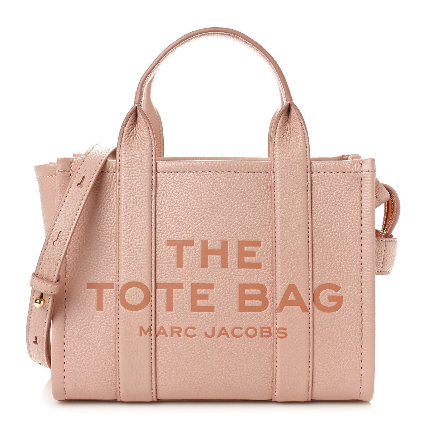 Grained Calfskin Small The Tote Bag Rose Dust