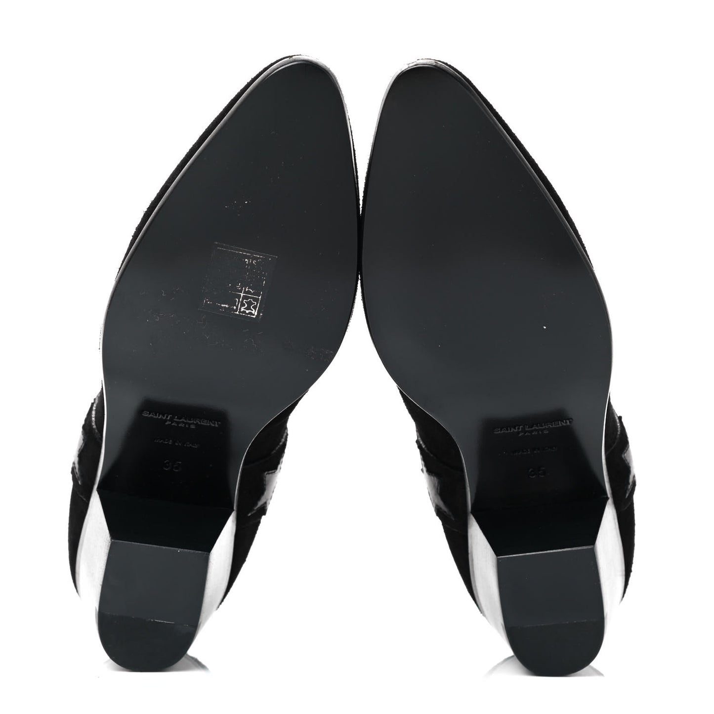 Suede Rock 40 Stars Ankle Boots 35 Black