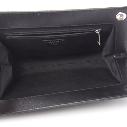 Chanel Caviar Quilted CC Large Clutch Black 5 of 13