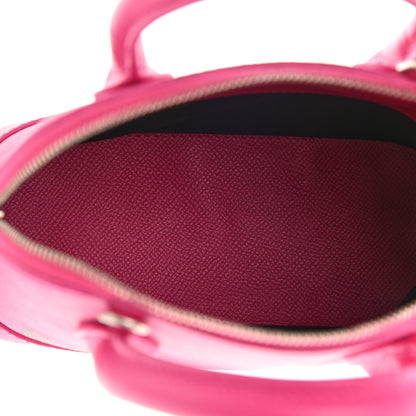 Balenciaga Signature Grained Calfskin Logo XXS Ville Top Handle Bag Fuchsia 5 of 8