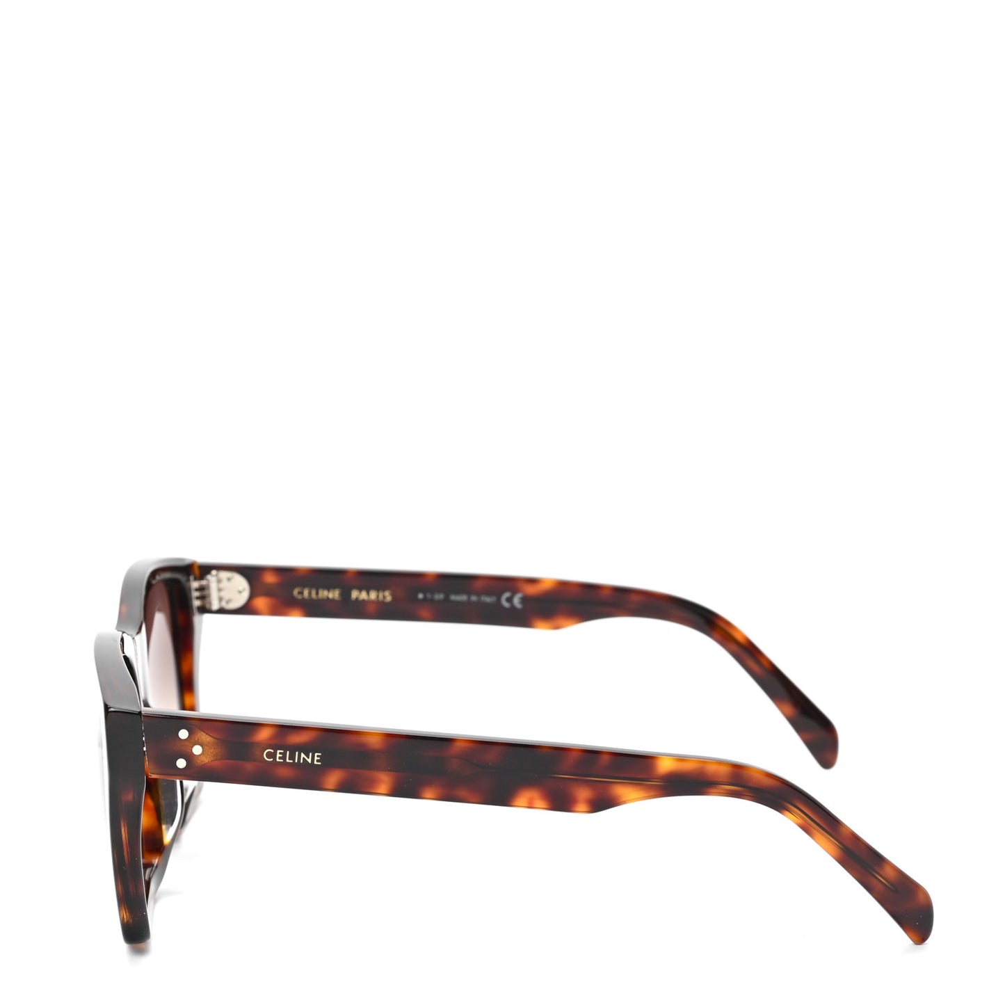 Acetate Polarized Square Sunglasses CL40090I Havana