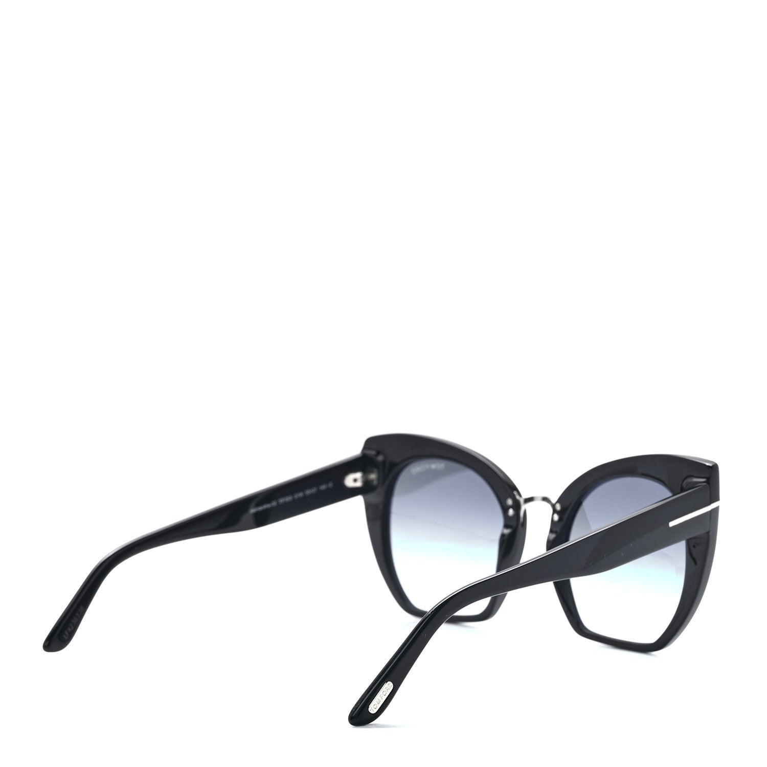 Tom Ford Samantha Cat Eye Sunglasses TF553 Black 4 of 8