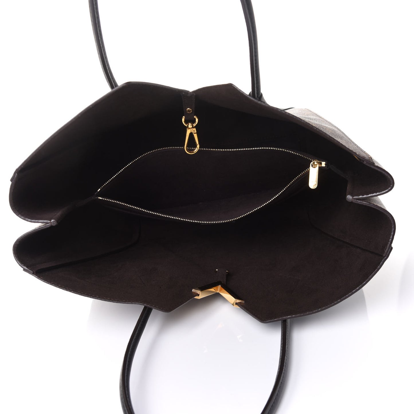 Calfskin Monogram Kimono Tote Black