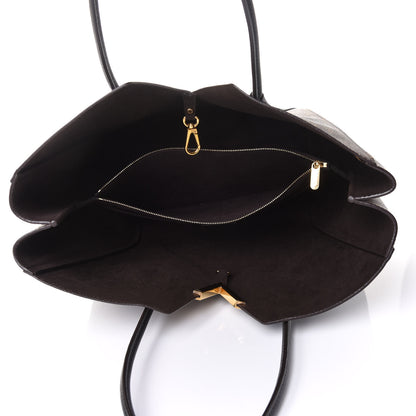 Louis Vuitton Calfskin Monogram Kimono Tote Black 5 of 10