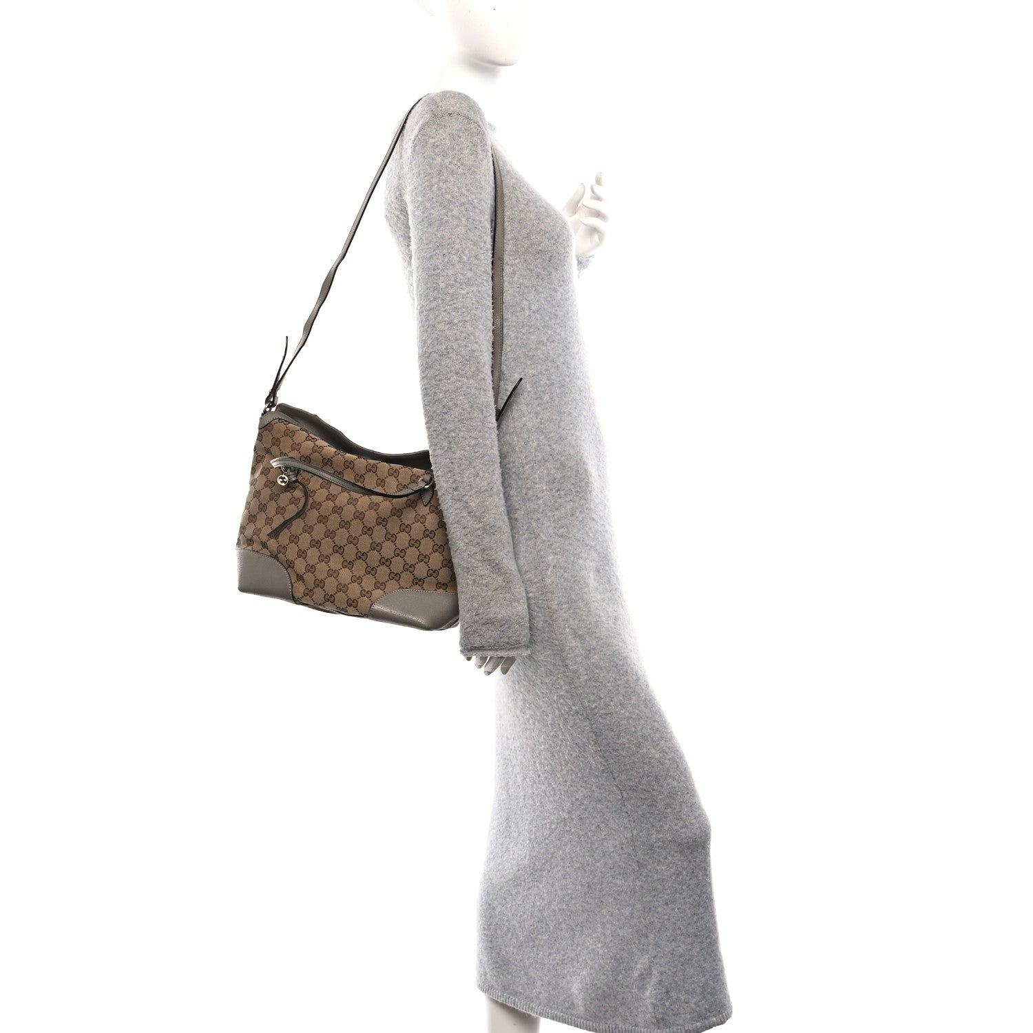 Gucci Monogram Medium Bree Foldover Tote Beige 2 of 10