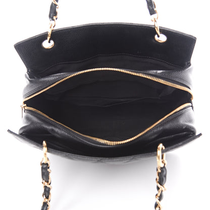 Chanel Caviar Quilted Petit Timeless Tote PTT Black 4 of 10
