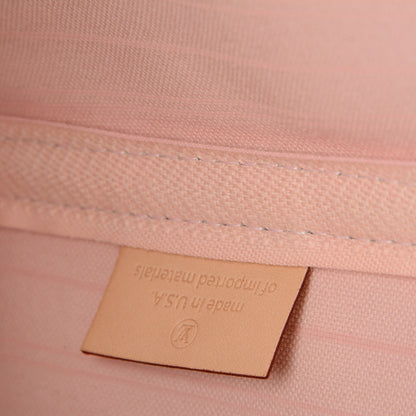 Louis Vuitton Damier Azur Neo Neverfull MM Rose Ballerine 7 of 8