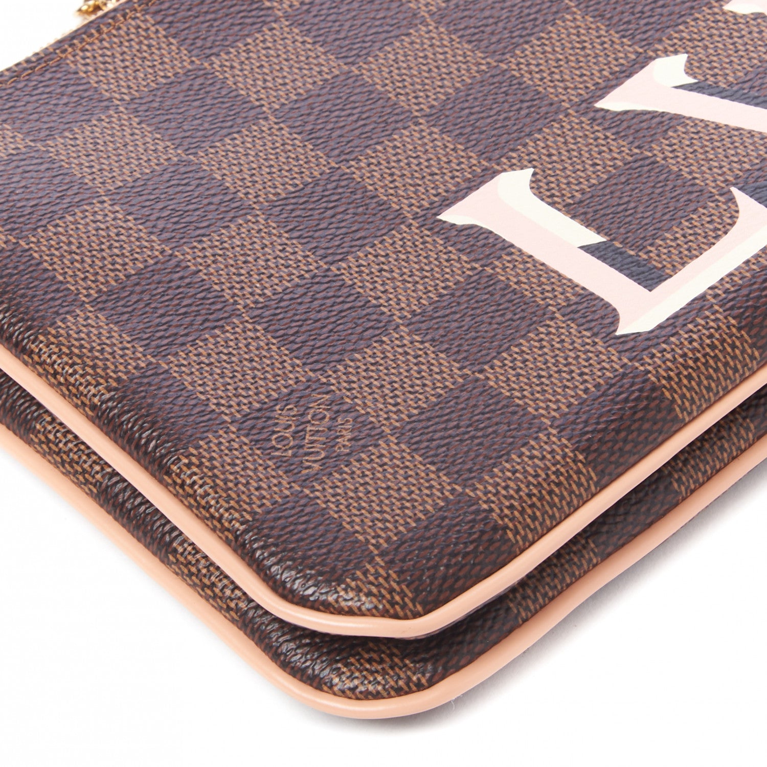 Louis Vuitton Damier Ebene Double Zip Pochette 5 of 7