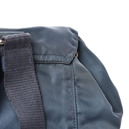Prada Nylon Vela Cinch Backpack Blue 12 of 17
