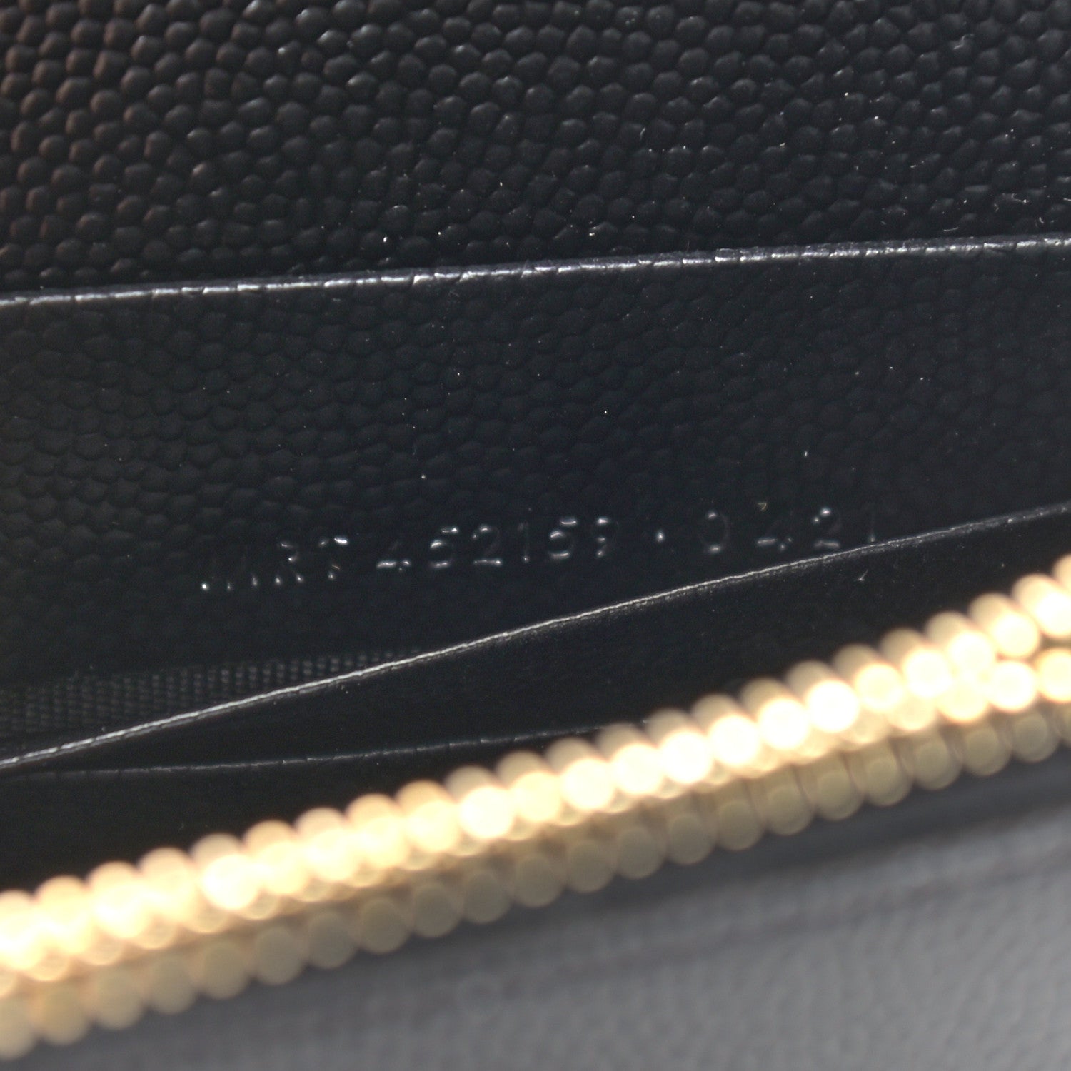 Saint Laurent Grain De Poudre Classic Monogram Kate Tassel Chain Wallet Black 7 of 9