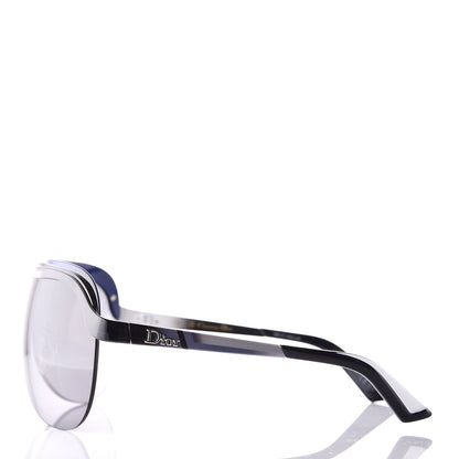 Christian Dior Solar Shield Sunglasses Black Blue 3 of 8