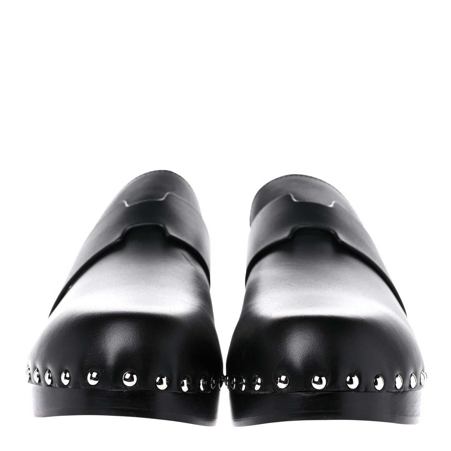 Calfskin Calya Mules 40 Black