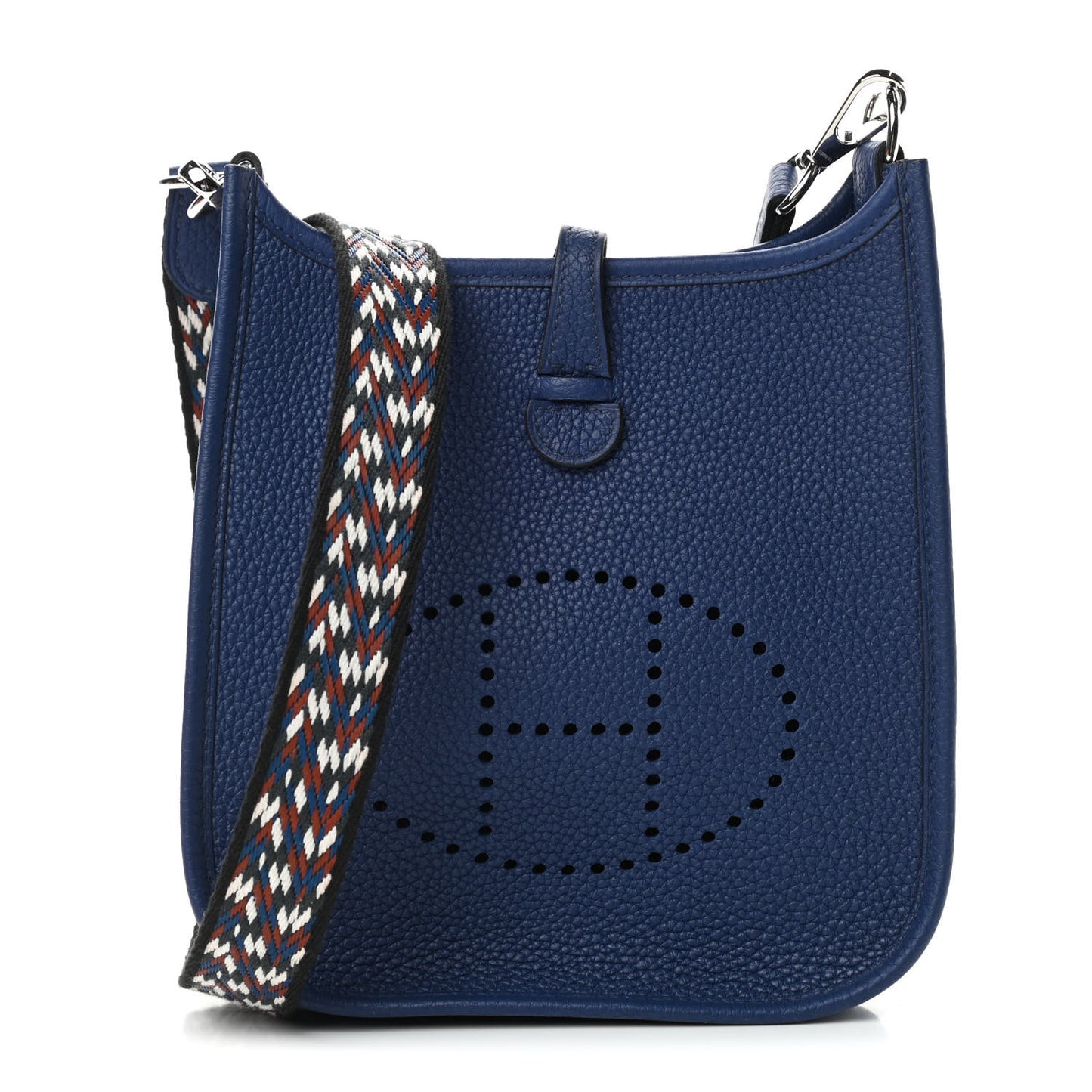 Taurillon Maurice Zigzag Evelyne TPM Bleu Saphir Bleu Zellige Indigo Black