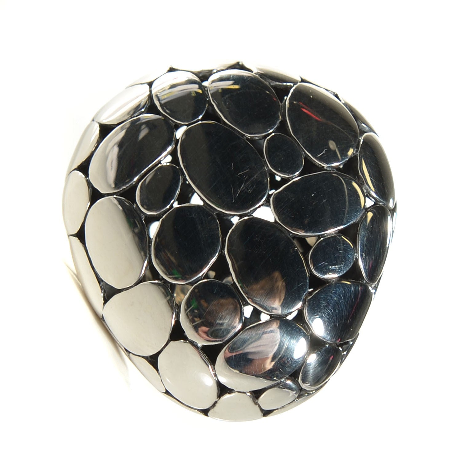 John Hardy Sterling Silver Dot Ring 7.25 1 of 5
