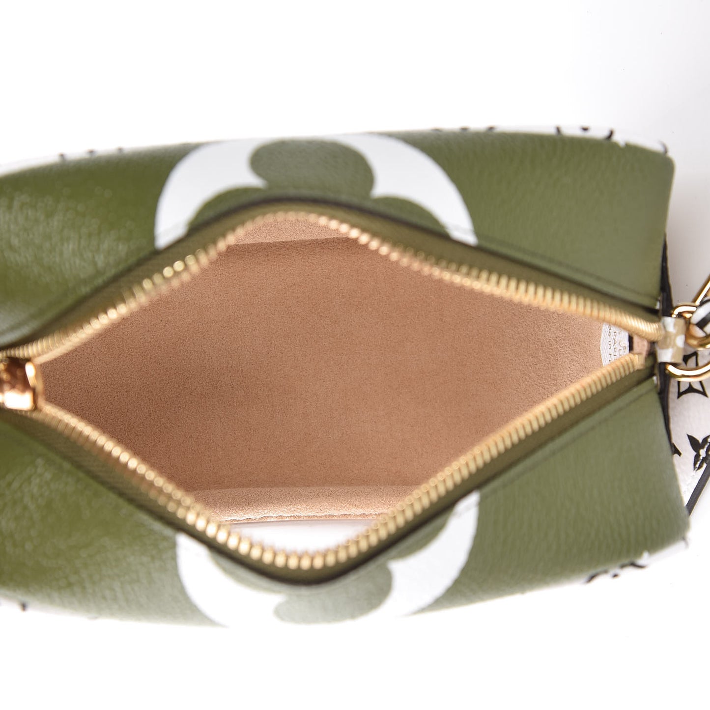Monogram Giant Beach Pouch Kaki