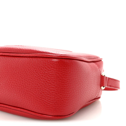 Gucci Pebbled Calfskin Small Soho Disco Bag Tabasco Red 10 of 10